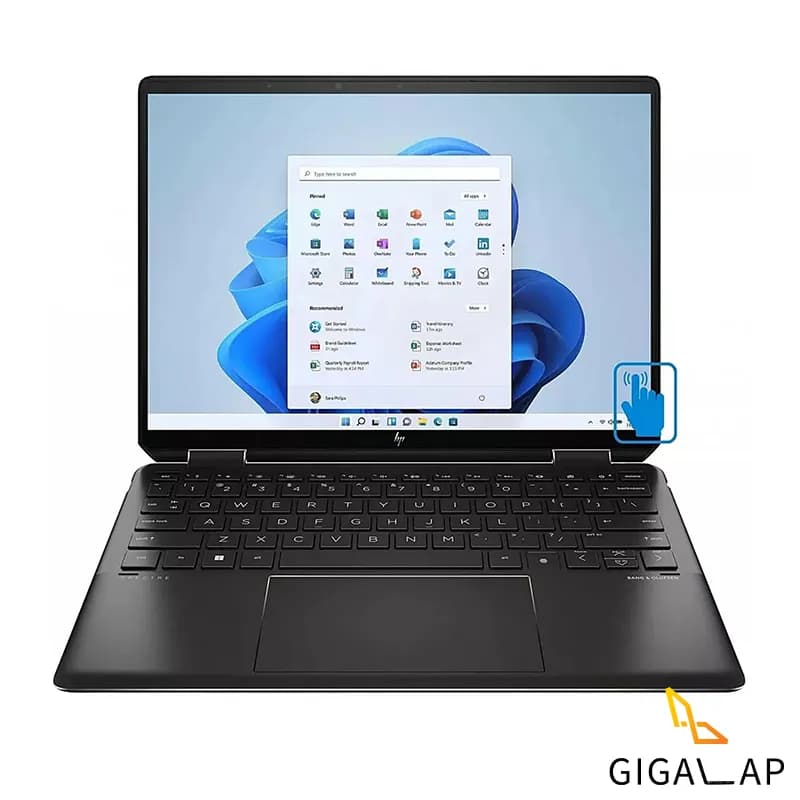 لپ تاپ استوک اداری اچ پی Specter 14 مدل i7 1255U 16GB 512GB SSD INTEL IRIS XE 14″ 4K X360 TOUCH