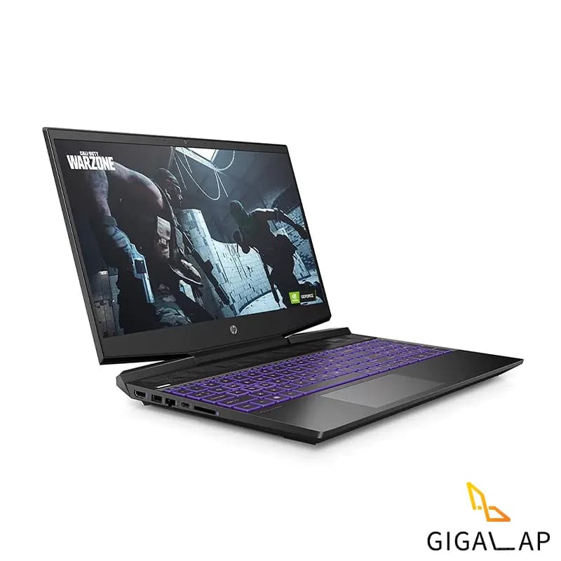 لپ تاپ استوک گیمینگ اچ پی Pavilion Gaming مدل i5 11300H 8GB 512GB SSD 4GB RTX 3050 15’6 “FHD 144HZ — تصویر ۲
