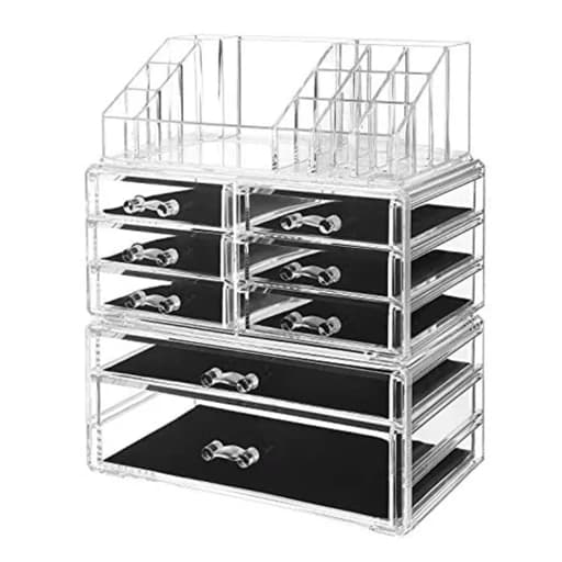 استند لوازم آرایشی 2 طبقه 8 کشو کد 5081 مبلمان اورلین مدل 968304