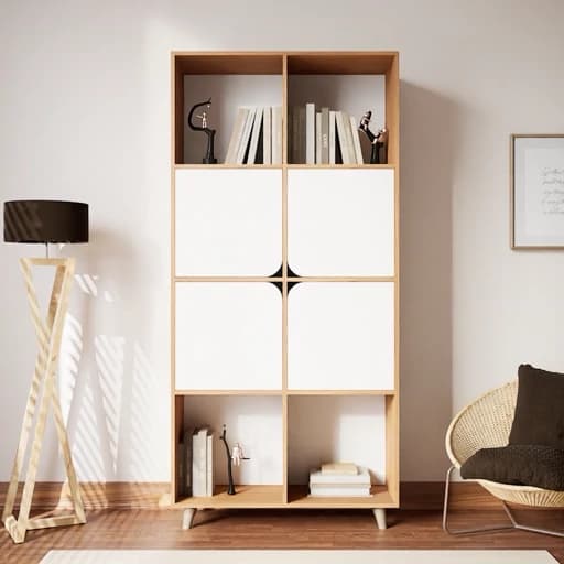 کتابخانه ام دی اف مدل CO-02 مبلمان اورلین مدل 967233