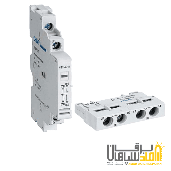 کنتاکت کمکی 1NO+1NC کلید حرارتی (تیپ کوچک) (نصب از رو) CHINT چینت مدل NS2-AE11