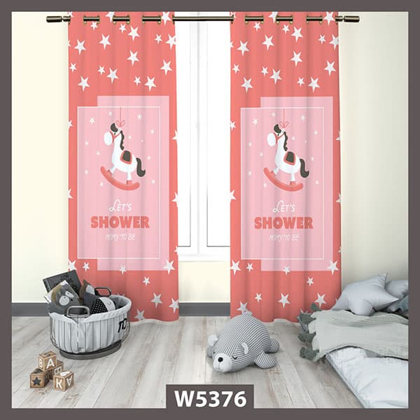 پرده کودک اسب اسباب بازی کد W5376