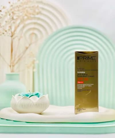 کرم ضد آفتاب جوان کننده spf50 فاقد چربی پرایم 40 میلی لیتر — تصویر ۳