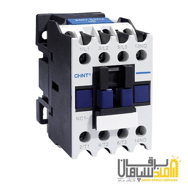 کنتاکتور 95 آمپر، 45 کیلووات، برند چینت CHINT بوبین VAC 220 مدل NC1-9511