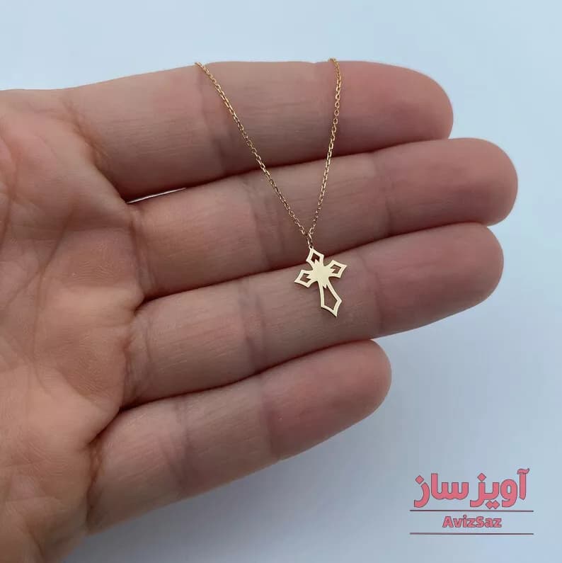 گردنبند صلیب کد 101378