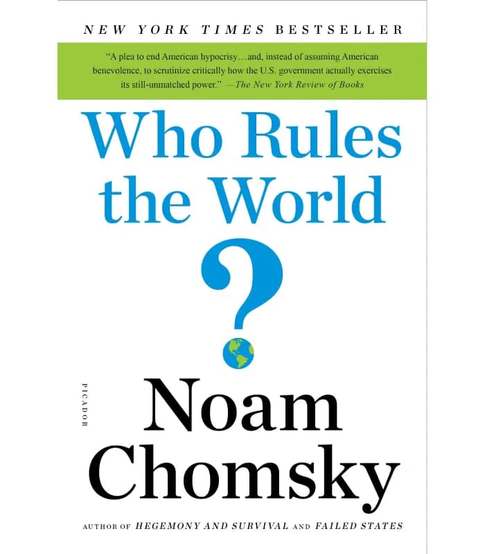 کتاب Who Rules the World? اثر Noam Chomsky | نسخه انگلیسی PDF