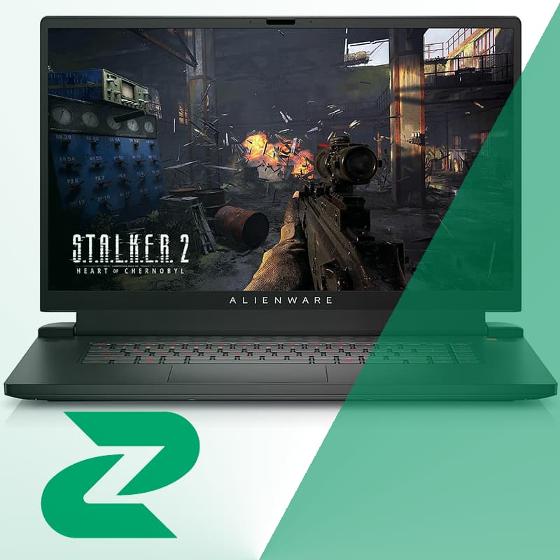 لپ تاپ استوک گیمینگ 17 اینچی دل مدل Alienware m17 R5 پردازنده Ryzen9 رم 16 گیگابایت هارد 1TB SSD گرید ++A