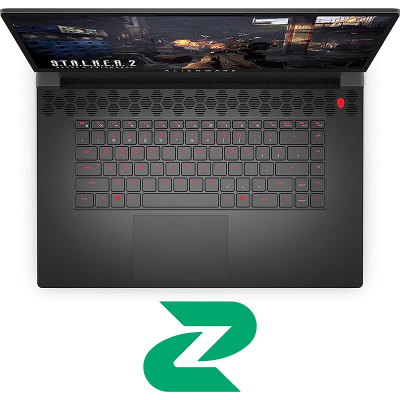 لپ تاپ استوک گیمینگ 17 اینچی دل مدل Alienware m17 R5 پردازنده Ryzen9 رم 16 گیگابایت هارد 1TB SSD گرید ++A — تصویر ۶