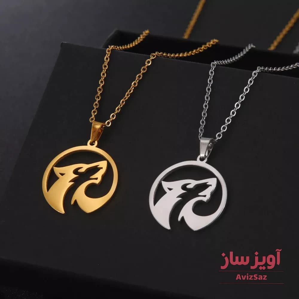 گردنبند گرگ کد 101328