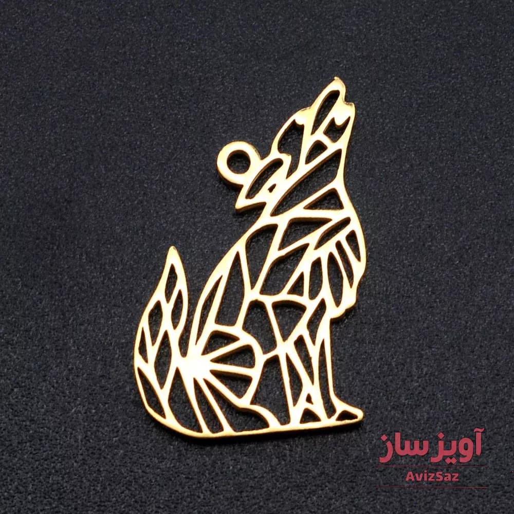 گردنبند گرگ کد 101327