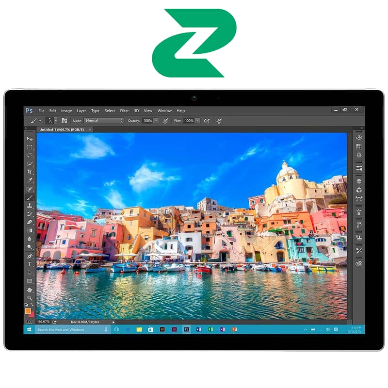 لپ تاپ استوک صحفه لمسی 12.6 اینچی مایکروسافت مدل Surface Pro 4 پردازنده i7 رم 16گیگابایت هارد 512 گیگابایت SSD گرید +A