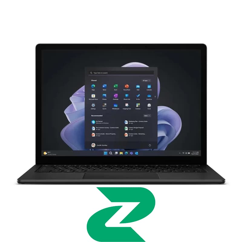 لپ تاپ 15 اینچی مایکروسافت مدل Surface Laptop 5 پردازنده i7 رم 8 گیگابایت هارد 256 گیگابایت SSD گرید A++