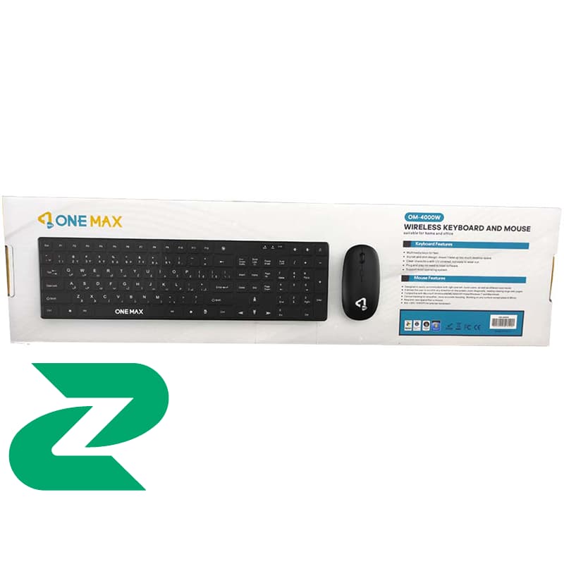 کیبورد و ماوس بی سیم اورجینال وان مکس مدل OM-4000W — تصویر ۵