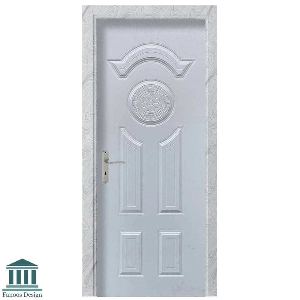 درب اتاق خواب سفید با روکش وکیوم براق کد 5130