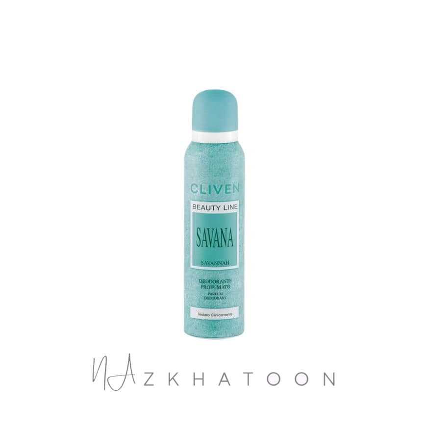 مام اسپری کلیون رایحه ساوانا | CLIVEN Deodorant Spray SAVANA