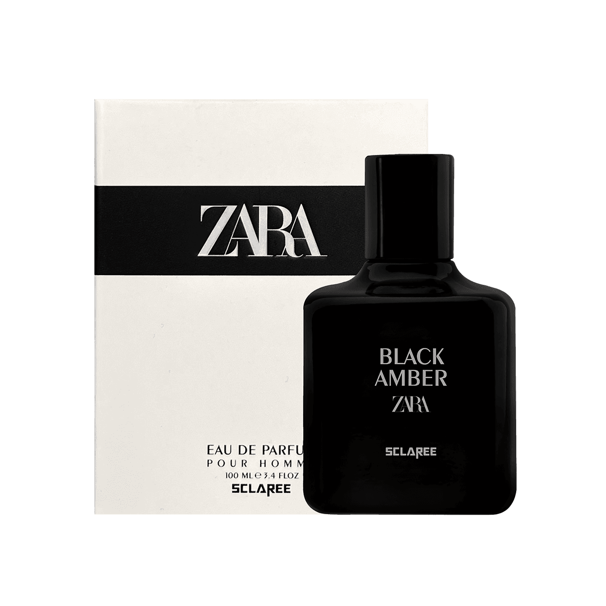 ادکلن زنانه اسکلاره مدل Zara Black Amber حجم 100 میلی لیتر