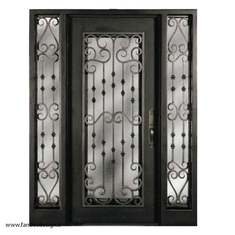 درب فرفورژه هال آهنی کد 2223