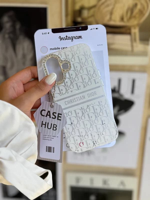 قاب شفاف White Christian Dior دور نگین — تصویر ۲