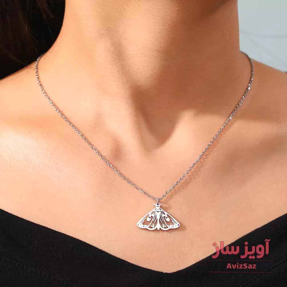 گردنبند شاپرک کد 101253
