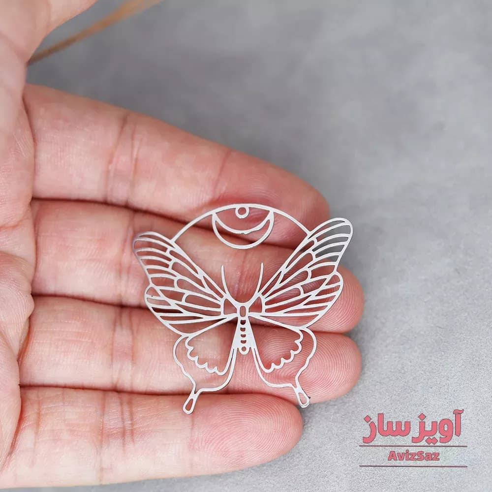 گردنبند پروانه کد 101238