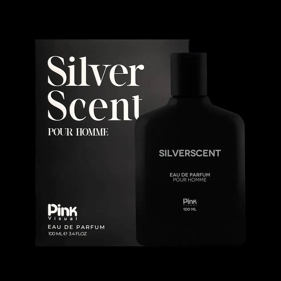 ادوپرفیوم مردانه پینک ویژوآل مدل Silver Scent حجم 100 میلی لیتر طرح مدرن – توقف تولید