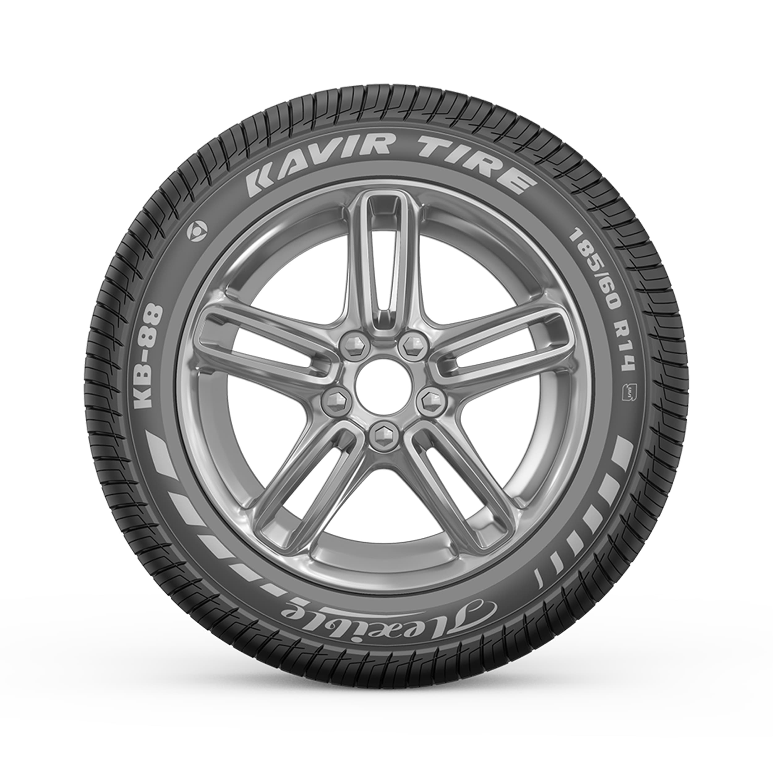 لاستیک کویر تایر KB88 سایز 185/60R14 | سواری یک حلقه — تصویر ۲