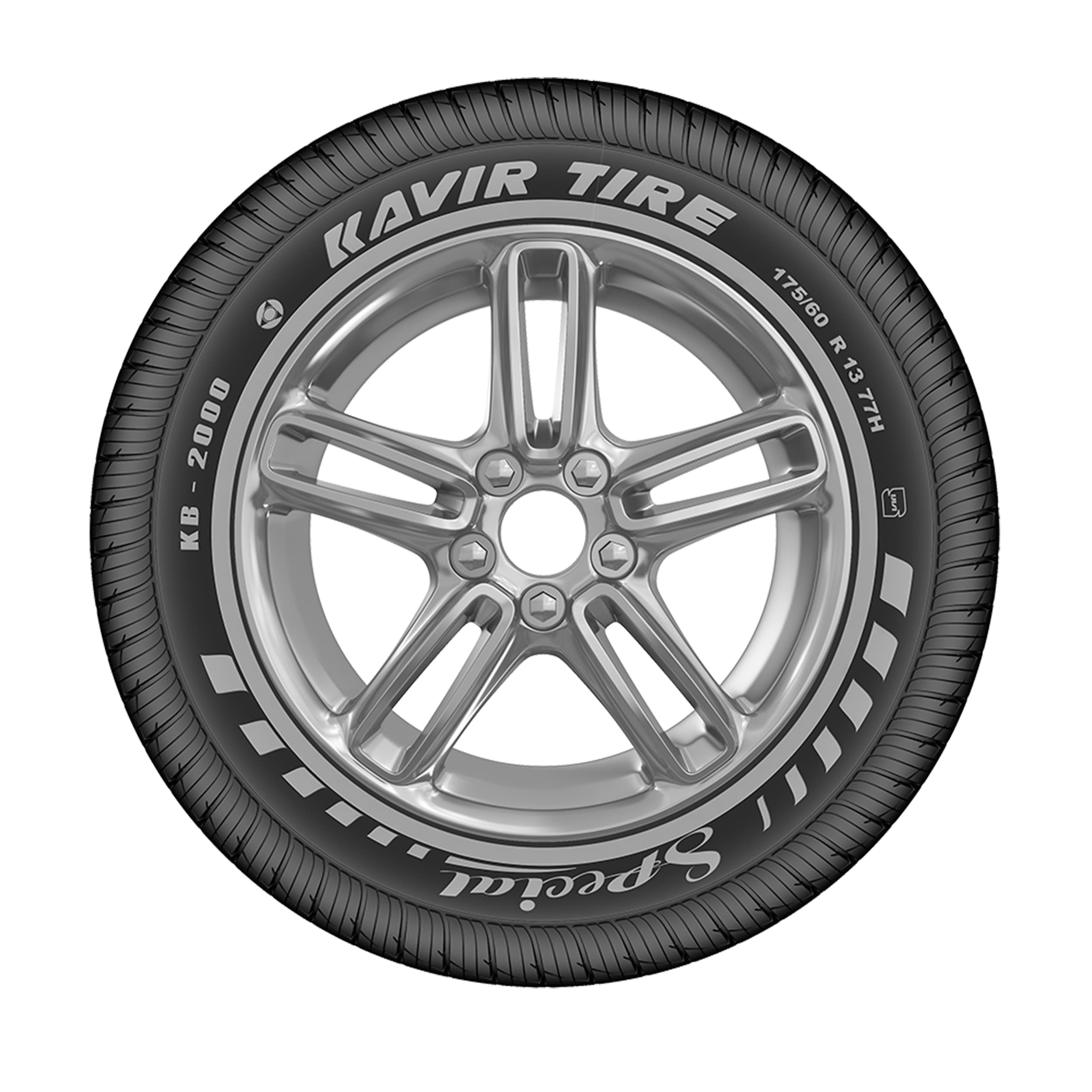 لاستیک خودرو رادیال کویر تایر مدل KB2000 سایز 175/60R13 | یدکی دپو یک حلقه — تصویر ۲