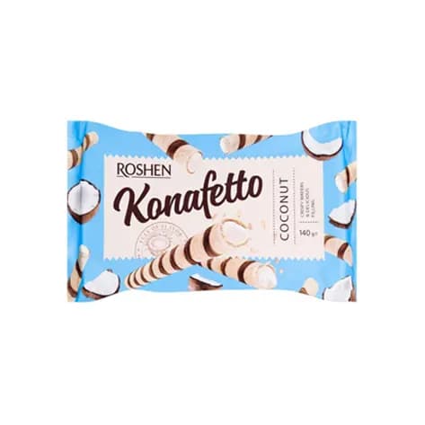 ویفر رولی با مغز نارگیل روشن Roshen