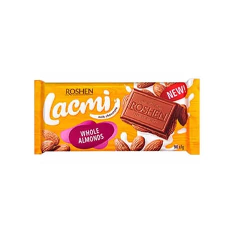 شکلات با مغز بادام کامل روشن Roshen
