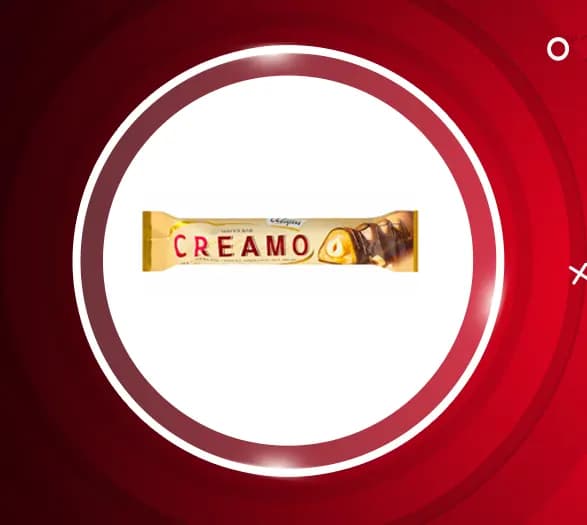 میلک بار فندوقی 22 گرمی کریمو Creamo — تصویر ۳