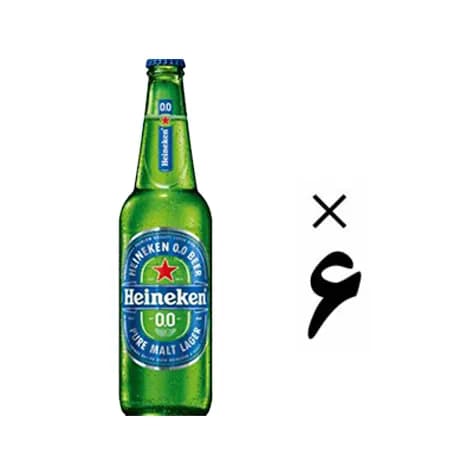 آبجو بدون الکل هینیکن 6 عددی Heineken