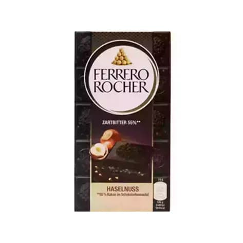 شکلات تلخ با تکه های فندوق فررو روچر Ferrero Rocher