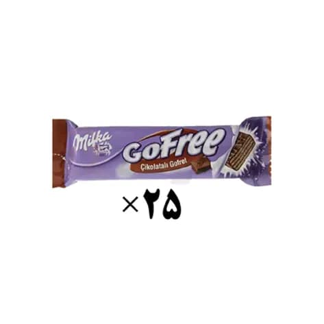 ویفر با روکش شکلاتی میلکا قوفری Milka GoFree