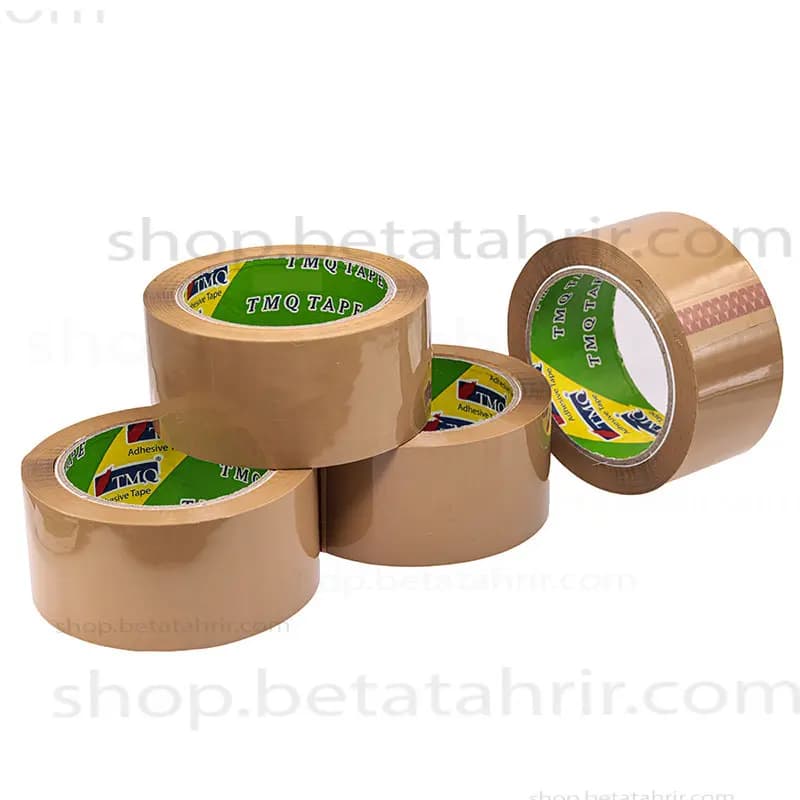 تی ام کیو- چسب پهن 90 یارد 42 میکرون کد T قهوه ای
