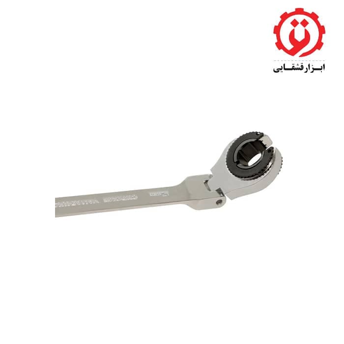 آچار یکسر تخت یکسر رینگ باز جغجغه ای شماره 12 داناپلاس مدل D5512 — تصویر ۲