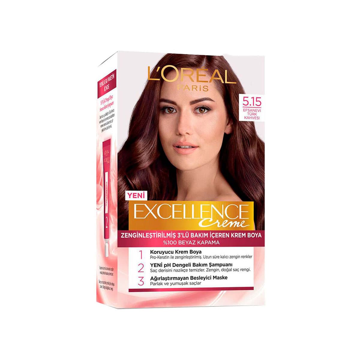 رنگ مو لورال 5.15 بلوطی LOREAL