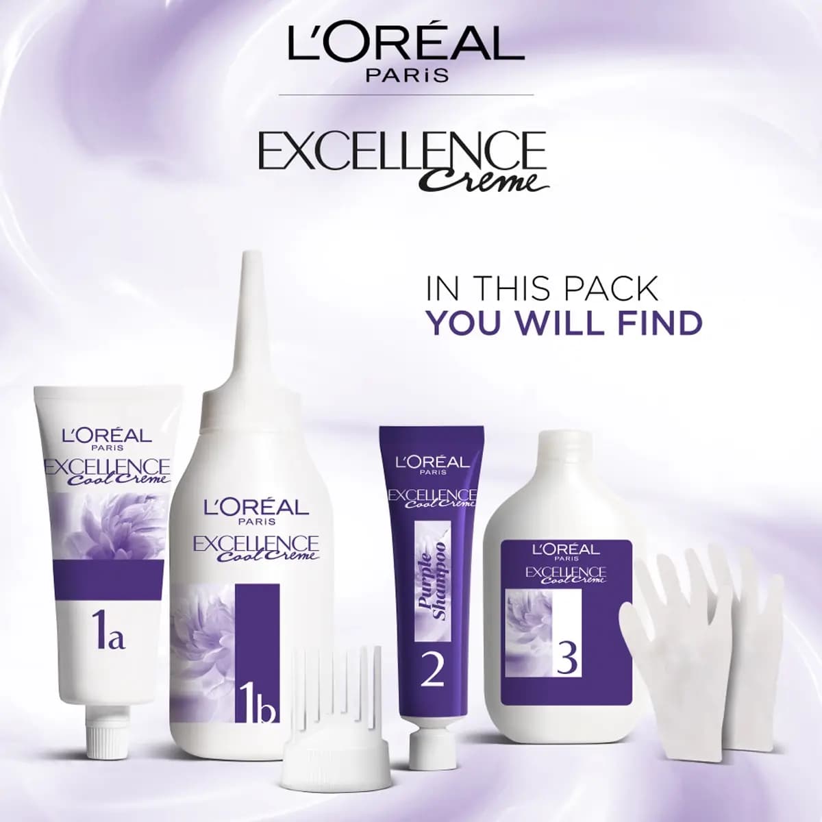 رنگ مو لورال 3.11 قهوه ای دودی تیره LOREAL — تصویر ۲