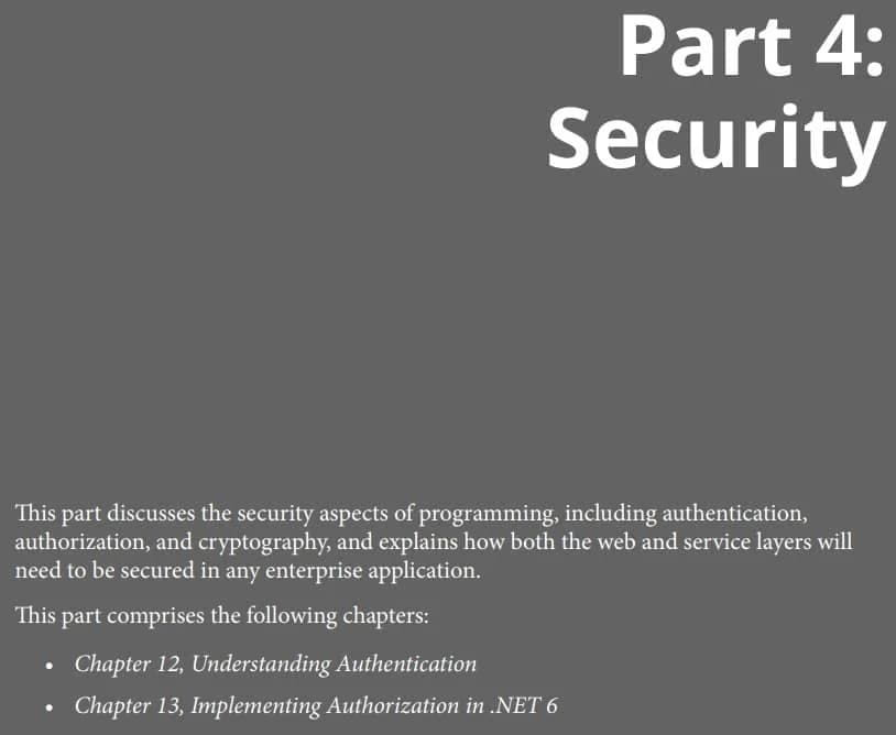 کتاب Enterprise Application Development with C# 10 and .NET 6 — تصویر ۵