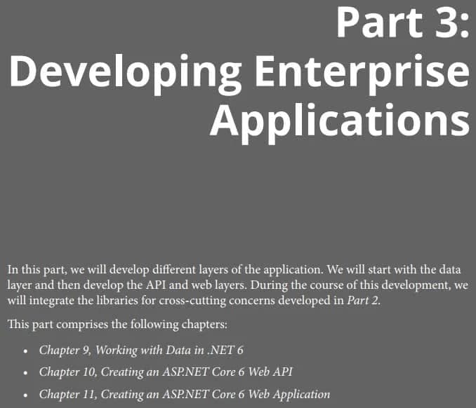 کتاب Enterprise Application Development with C# 10 and .NET 6 — تصویر ۴