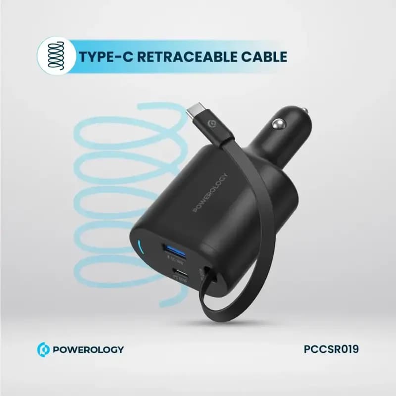 شارژر فندکی 115 وات پاورولوژی Powerology 115W Car Charger PCCSR019 — تصویر ۴