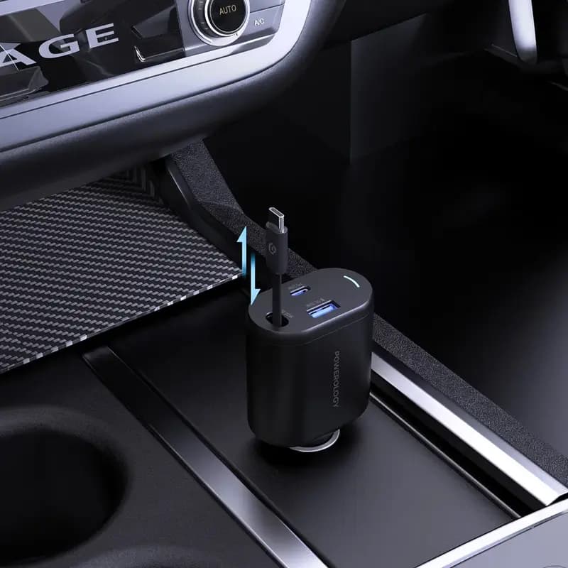 شارژر فندکی 115 وات پاورولوژی Powerology 115W Car Charger PCCSR019 — تصویر ۶