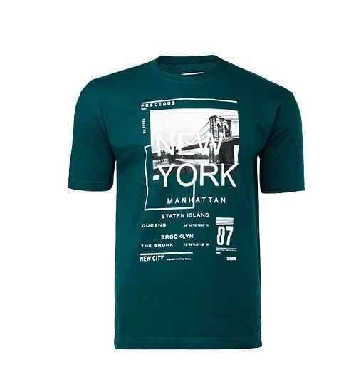 تیشرت New York یقه گرد مردانه پنبه طرح دار مدل 45454