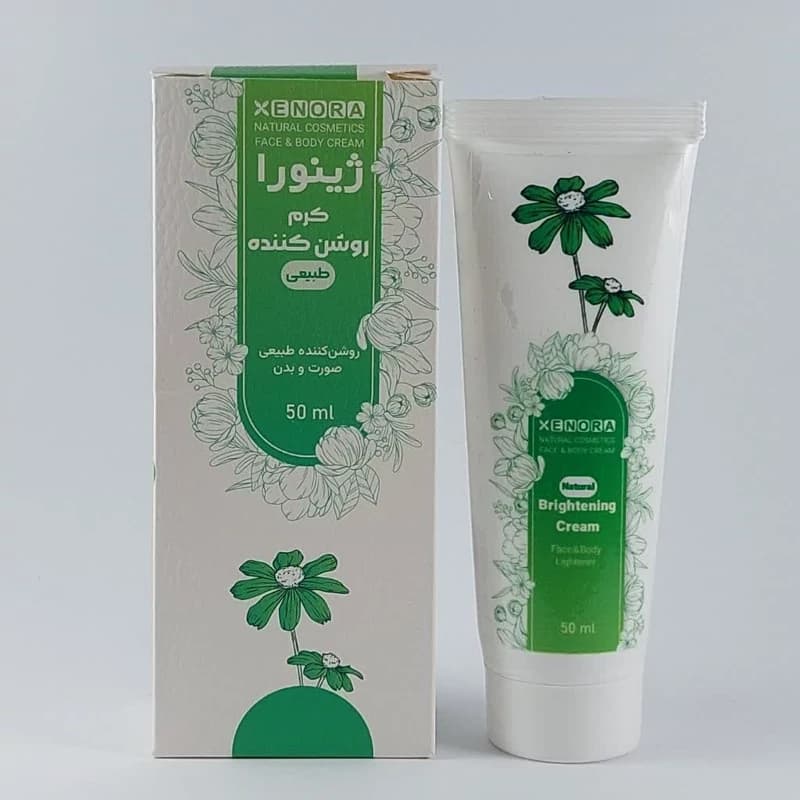 کرم گیاهی روشن کننده