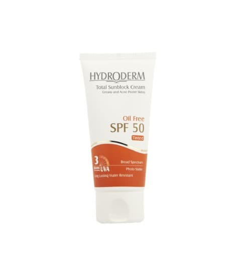 کرم ضد آفتاب رنگی فیزیکال SPF60 هیدرودرم 50 میلی لیتر