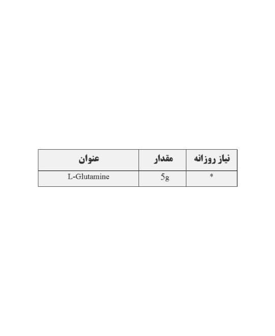 پودر ال گلوتامین فانتوم نوتریشن 300 گرمی — تصویر ۲