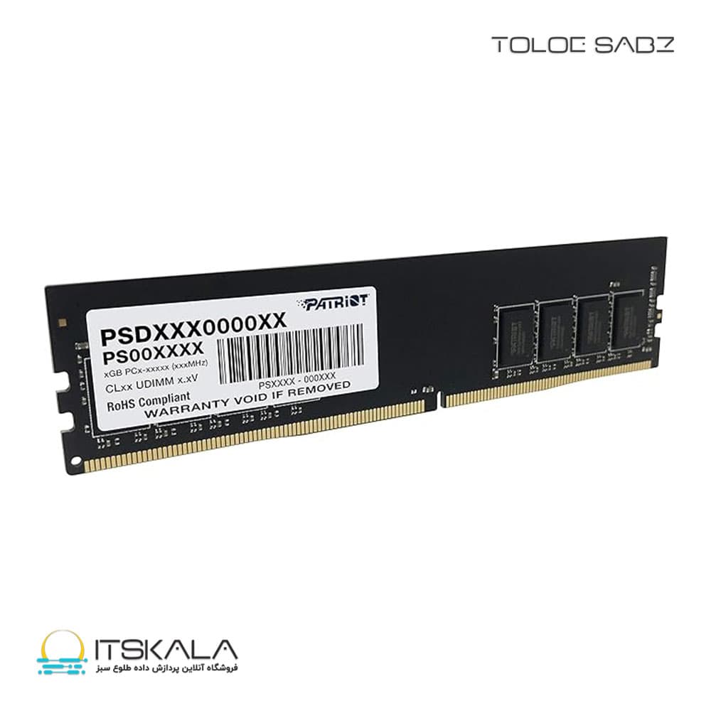 رم پاتریوت تک کاناله مدل UDIMM DDR4 16GB 3200MHz — تصویر ۳