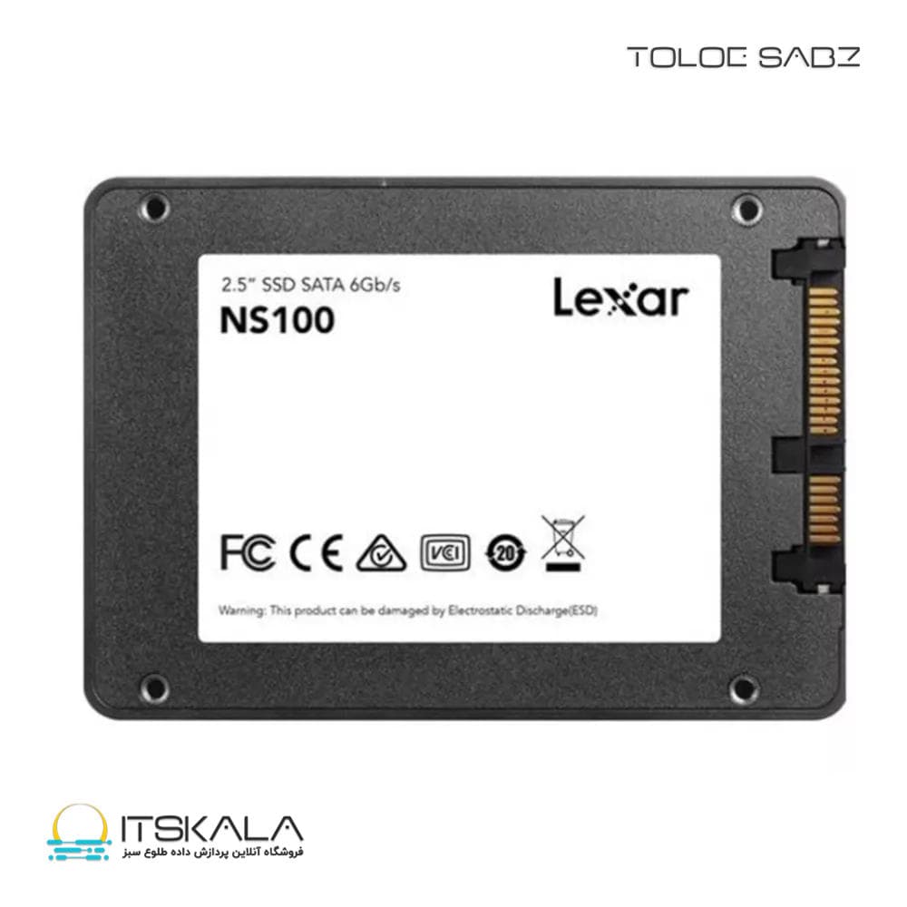 حافظه SSD لکسار مدل Lexar NS100 SATA III (6Gb/S) SSD 256GB — تصویر ۴