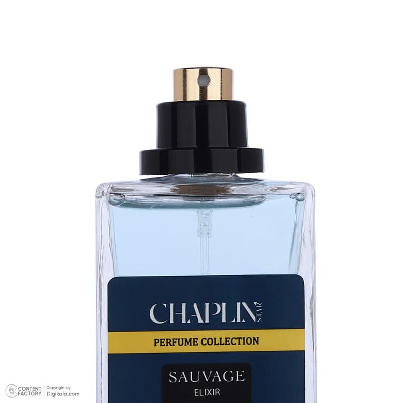 ادو پرفیوم مردانه چاپلین استار مدل Dior Sauvage Elixir با رایحه تلخ و معتدل حجم 100 میلی‌لیتر — تصویر ۲