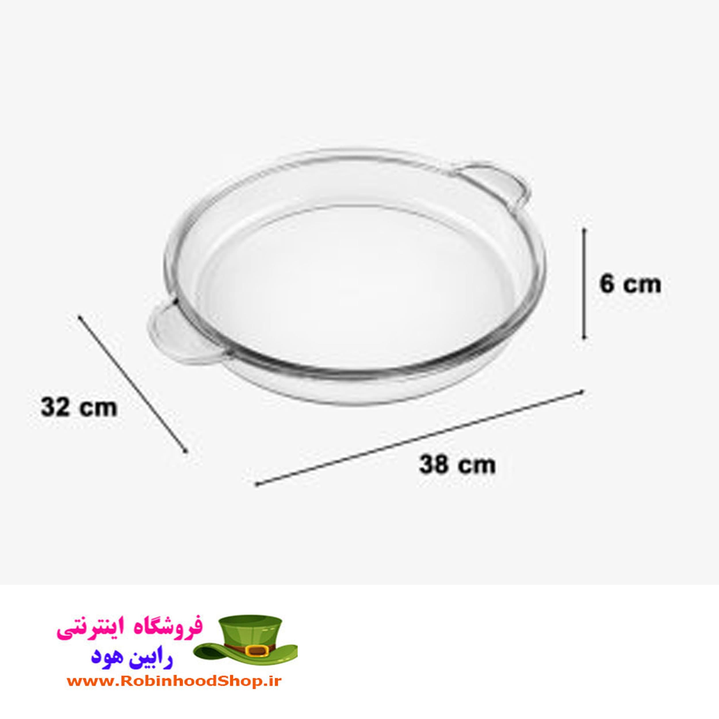 ظرف تابه گرد شیشهای 3.4 لیتر — تصویر ۴