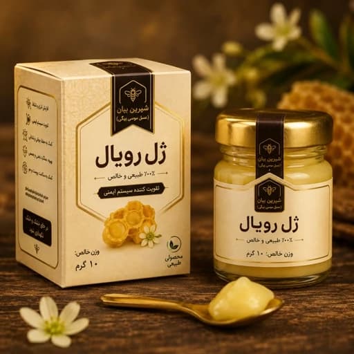 ژل رویال ارگانیک موسی بیگی
